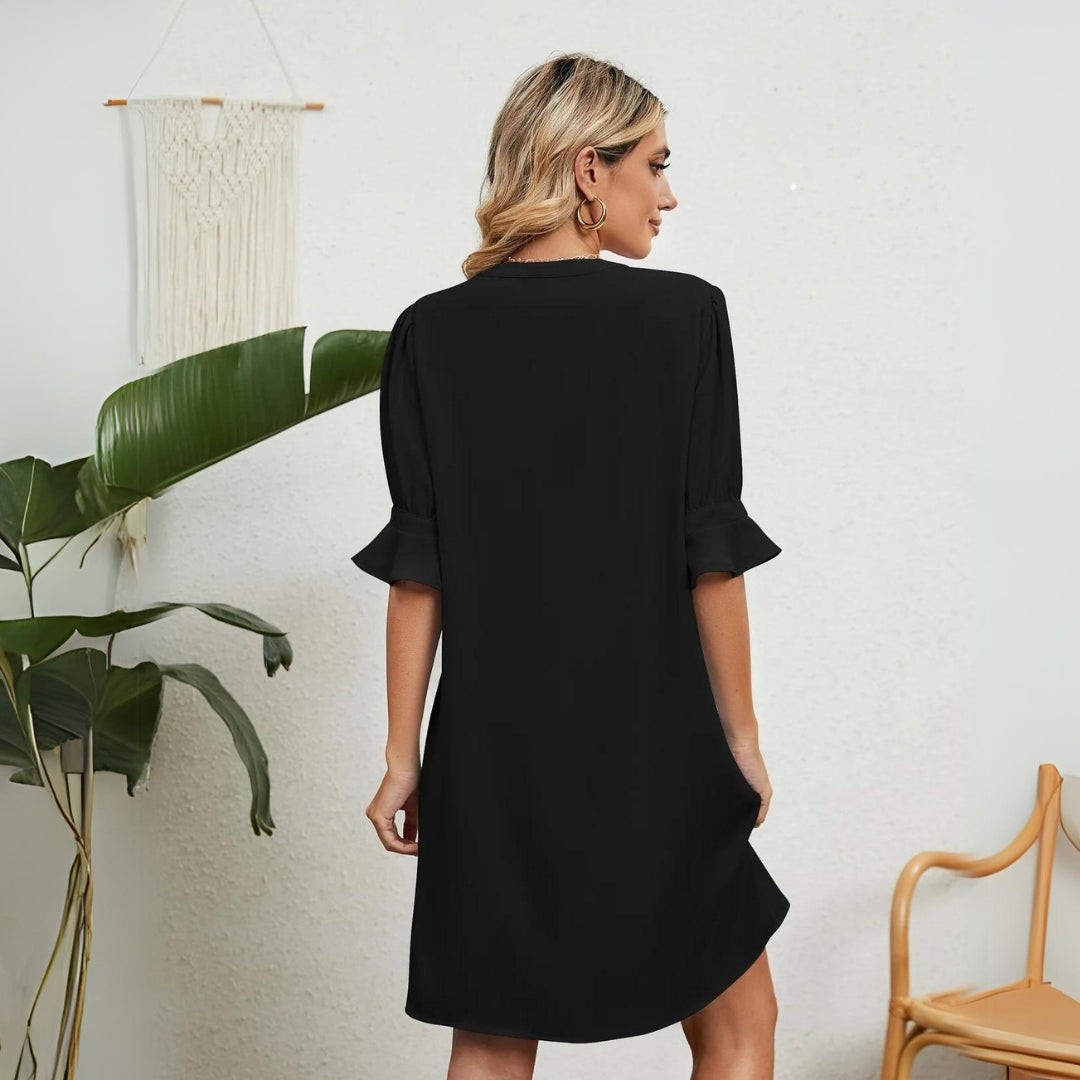 Alina™ | Elegant V-hals Kjole